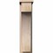 Ekena Millwork Huntington Smooth Corbel w/Backplate, Douglas Fir, 7 1/2"W x 14"D x 30"H COR08X14X30HUN01SDF - alternate 2